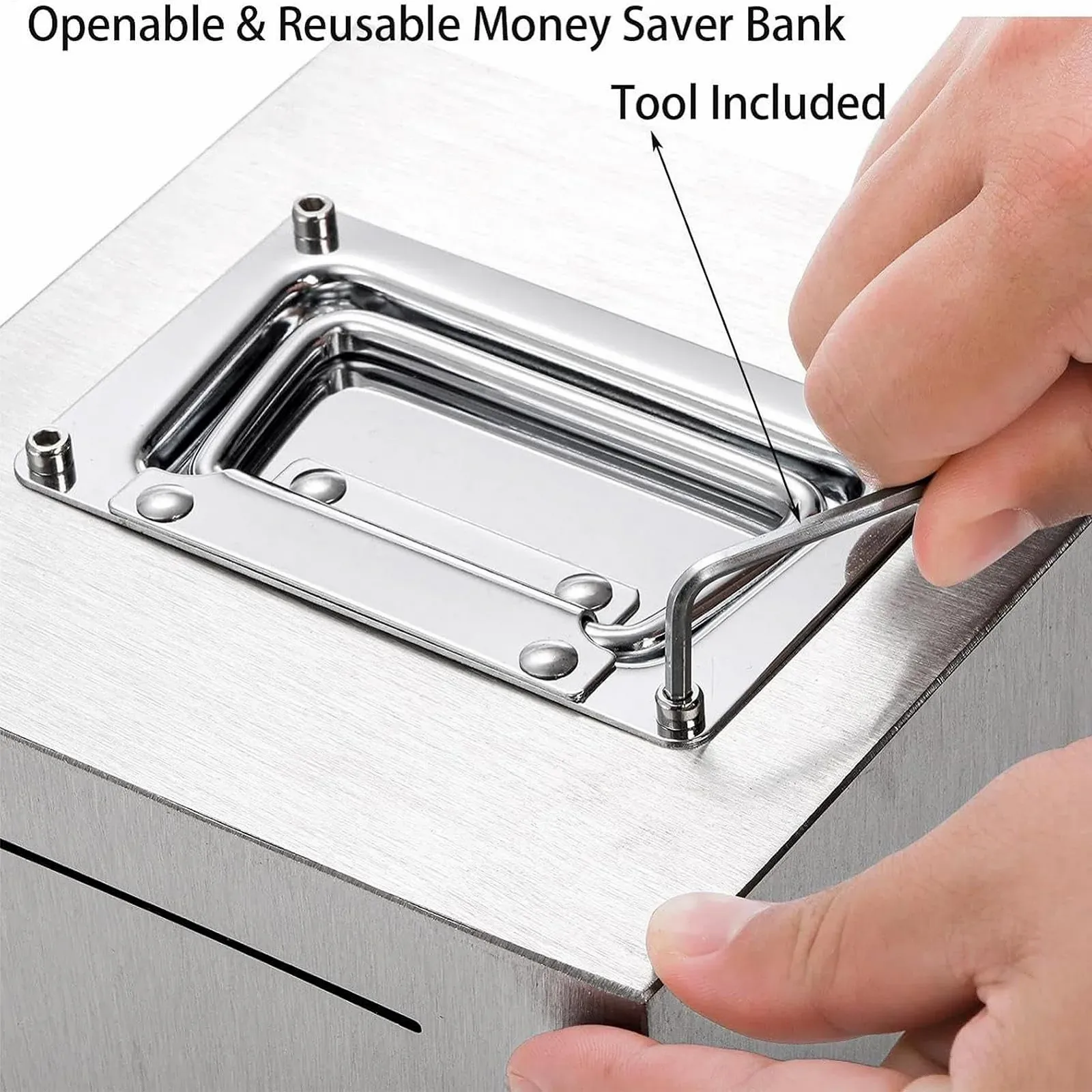 Скарбничка для дорослих 6 дюймів (15,24 см) з нержавіючої сталі багаторазова, фото №7