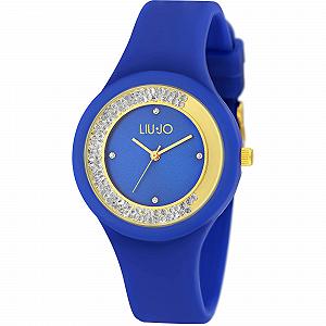 Часы женские Liu Jo Luxury TLJ1420 Кварцевые Аналоговые Синие и золотые - Фото 1