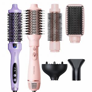Стайлер для волос Wavytalk Air Sculpt 5 в 1 Термощетка Blowout Boost 900 W Purple - Фото 1