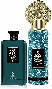 Парфюмерия my perfumes Elham Набор Подарочный 100 мл Eau de Parfum 200 мл Дезодорант-спрей Oud и Musk Аромат для мужчин и женщин - Фото 1