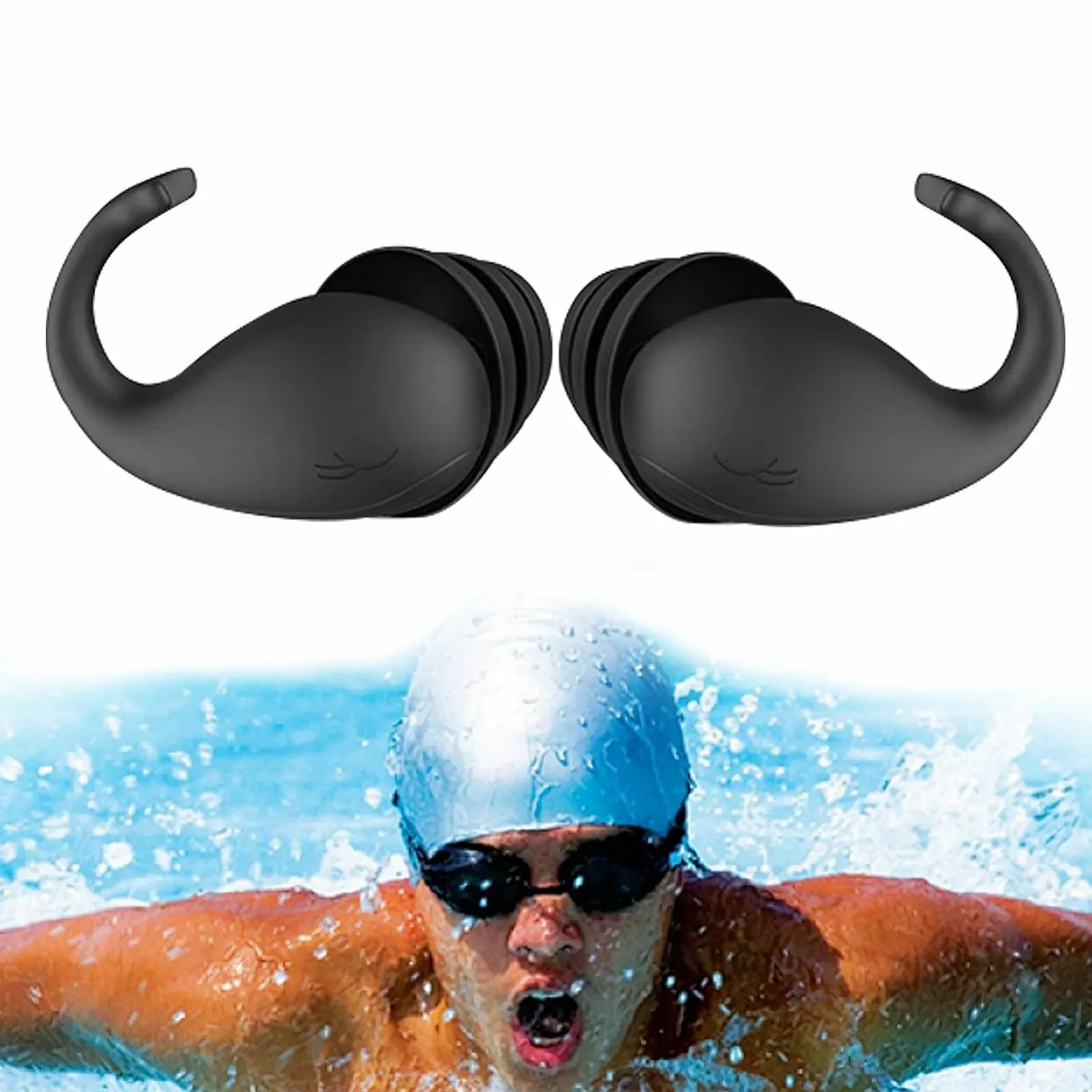 Силіконові беруші для мотоцикла Ohrste для сну, м'які захисні навушники для бігу та подорожей, фото №1