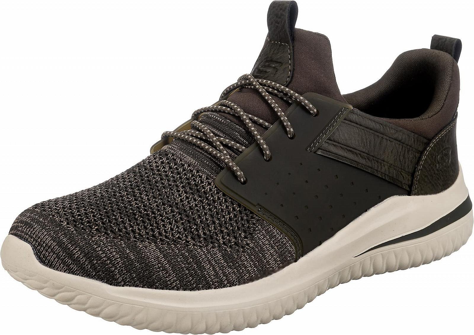 Кроссовки Skechers Hiking для мужчин, вязаные, на шнуровке, фото №1