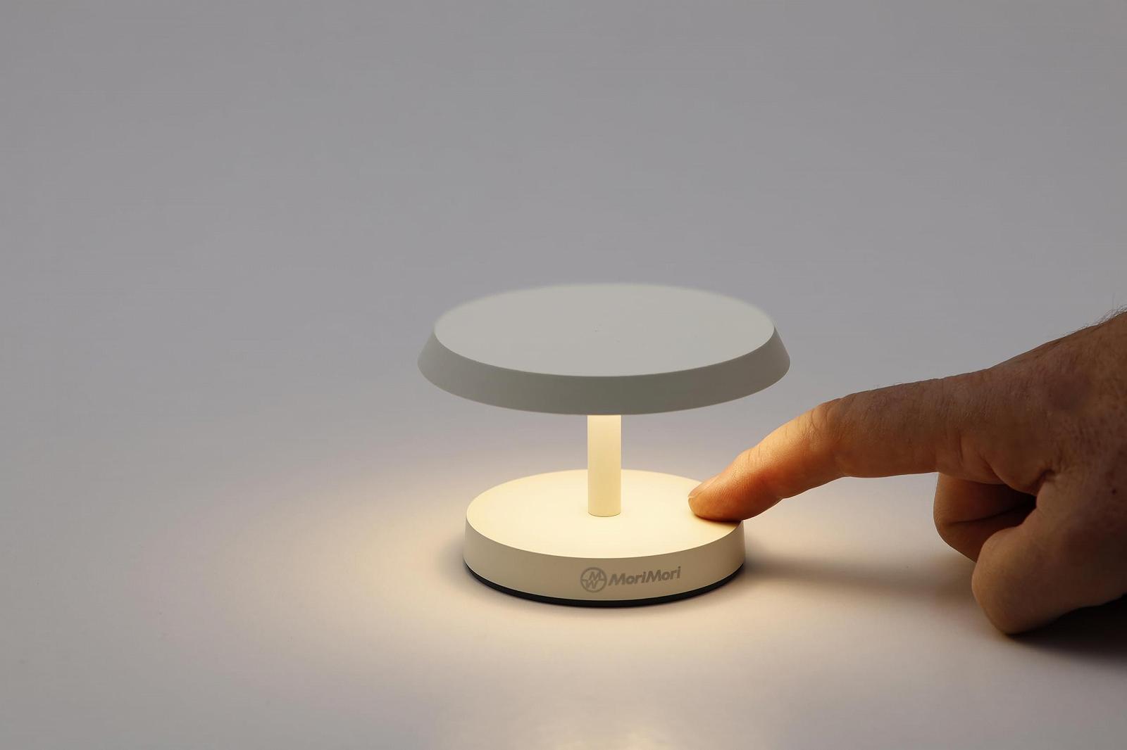 Светодиодная настольная лампа KOOKOO MoriMori T-Light Mini Lounge Белая, фото №3