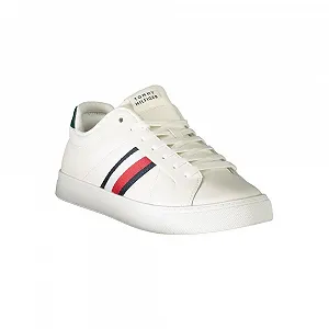 Кеди Tommy Hilfiger ICON Court LTH Stripes Низькі Чоловічі Білий 45 EU synthetic.ua - Фото 1