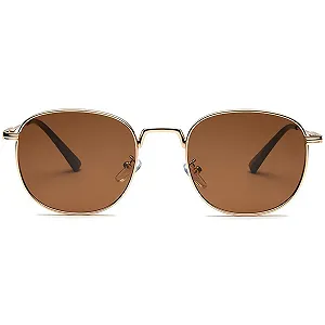 Класичні квадратні сонцезахисні окуляри RUNHUIS для чоловіків і жінок, круглі вінтажні synthetic.ua - Фото 1