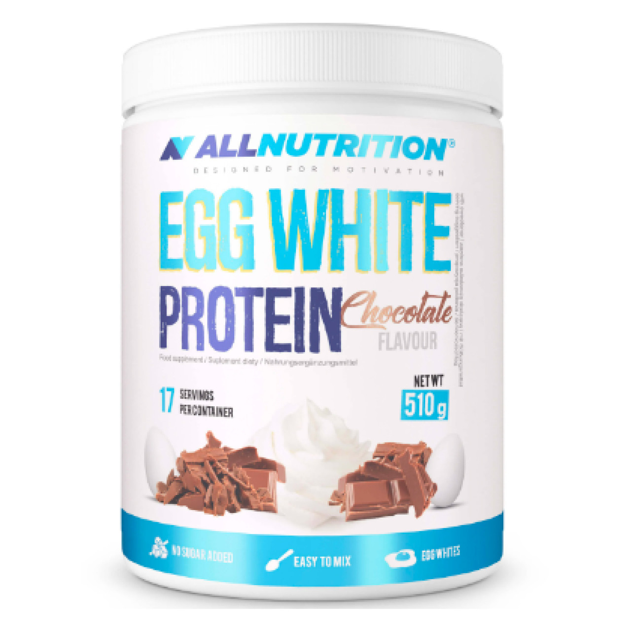 Egg White Protein 510g Chocolate, фото №1 Egg White Protein 510g Chocolate, фото №1
