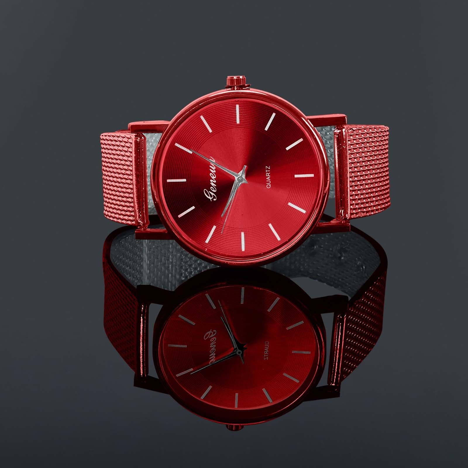 Женские часы Generisch Водонепроницаемые часы Quartz Синий Спортивные часы с цифрами, фото №4