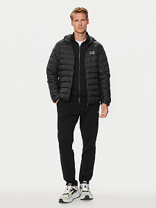 Куртка EA7 Emporio Armani jacket black L synthetic.ua - Фото 1