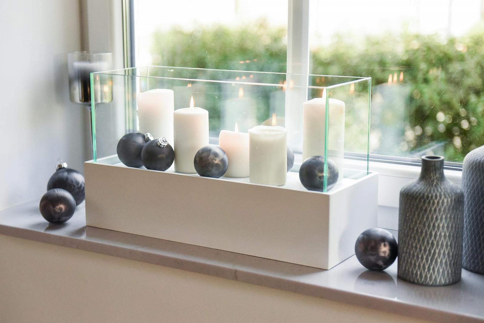 Підсвічник VIVANNO Candelito Прямокутний Білий Мат 50 x 20 x 29 см, фото №6