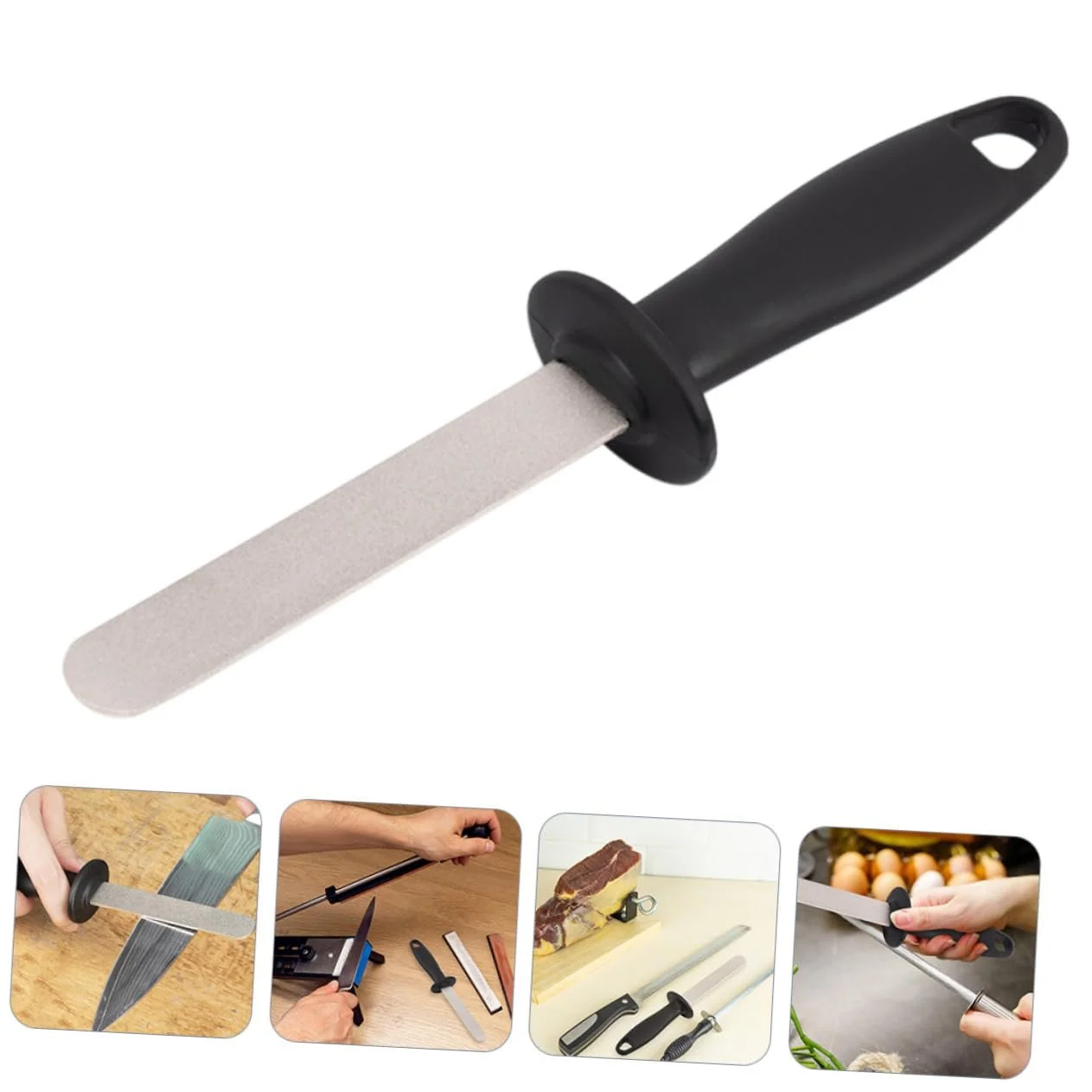 Мусат для заточування ножів ручний ергономічна ручка зносостійкий, фото №8