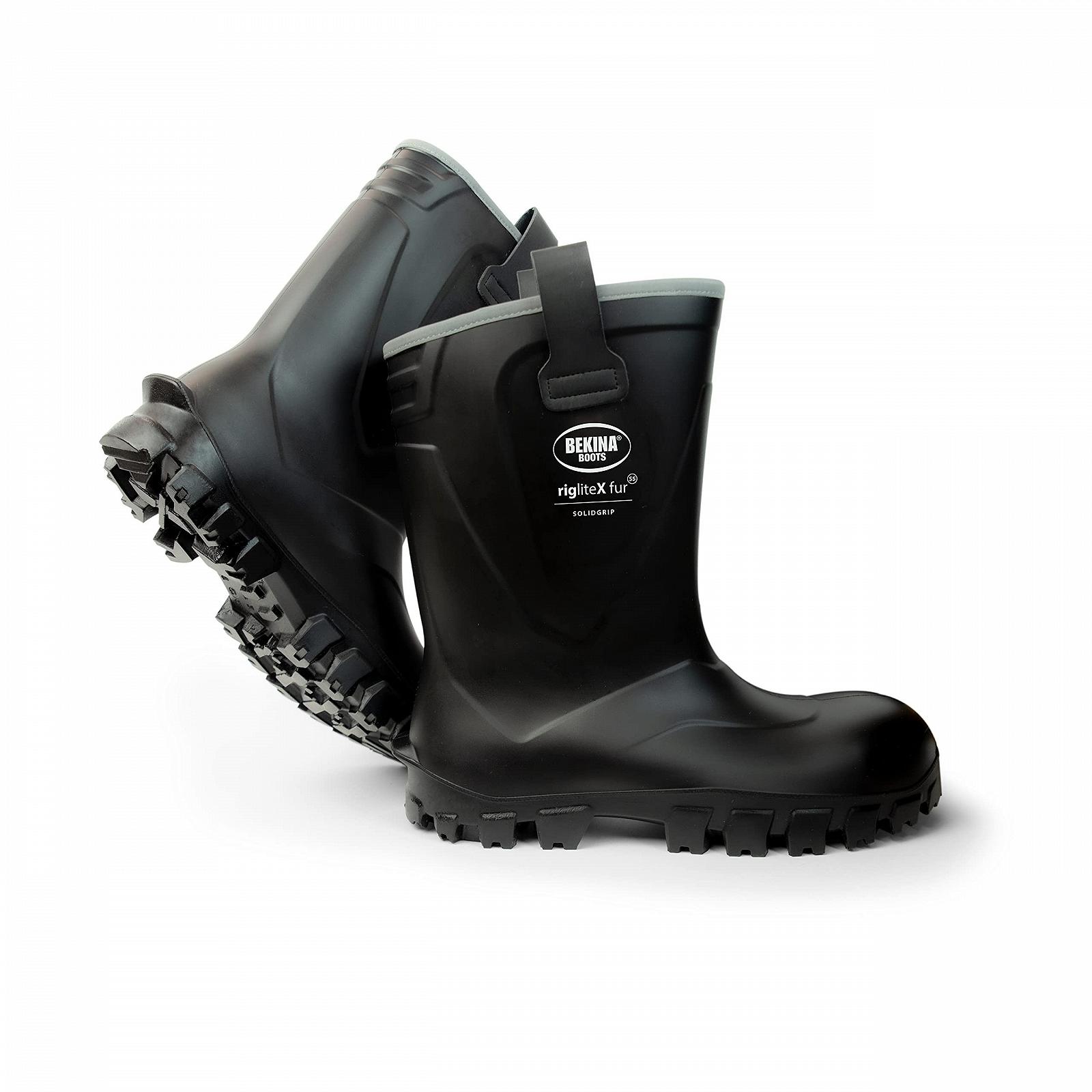 Ботинки Bekina Riglitex Fur Solidgrip S5 Черные Унисекс, фото №1