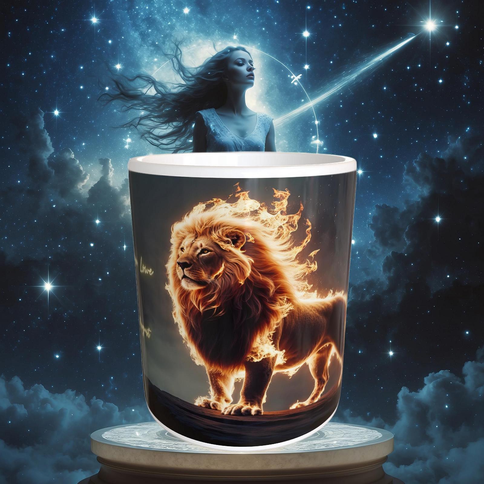 Кухоль Лев Loewe Zodiac 330 мл, кухоль знаку зодіаку Лев, фото №7