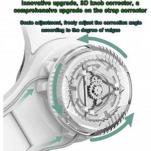 Шина ортопедична для полегшення бурситу великого пальця стопи, регульована, з силіконовою внутрішньою подушечкою, для денної та нічної підтримки synthetic.ua - Фото 1