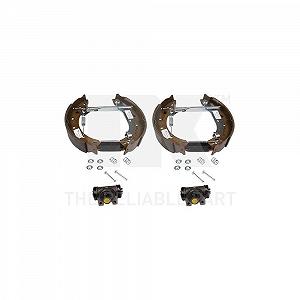 Комплект гальмівних колодок NK 449957201 для RENAULT задній міст synthetic.ua - Фото 1