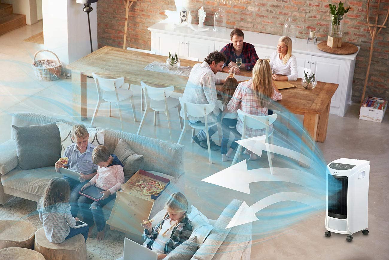 Мобільний кондиціонер Sichler 4 в 1 з функцією іонізатора 1800 W, фото №7