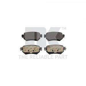 Комплект гальмівних колодок, дискові гальма NK 223265 для MAZDA, задня вісь - Фото 1