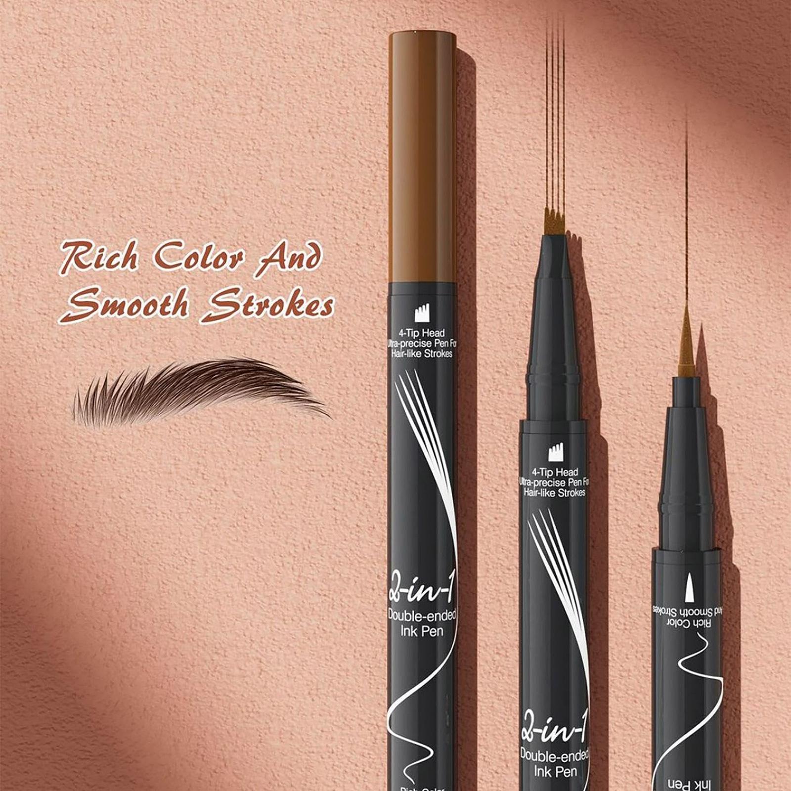 Олівець для брів Microblading 3D 4 Fork Tips 03# сірий, фото №7