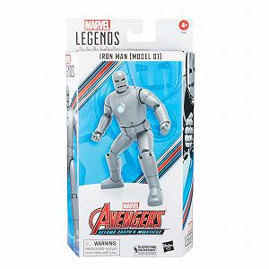 Фігурка Iron Man Marvel Legends Series Model 01 Avengers 60th Anniversary, 15 см synthetic.ua - Фото 1