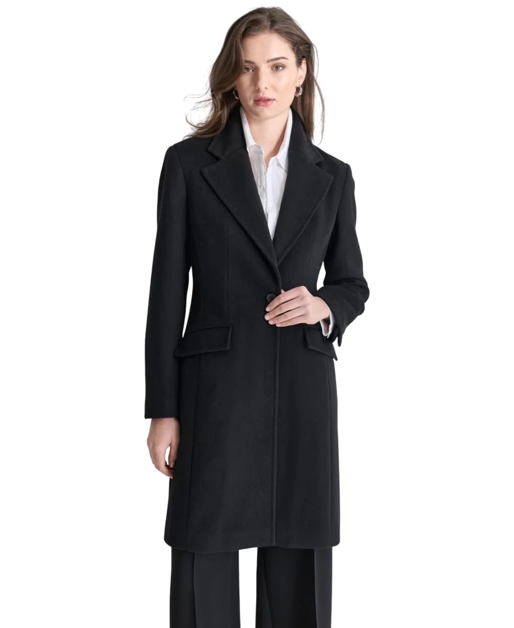 Пальто DKNY Шерсть Женское, фото №1 Пальто DKNY Шерсть Женское, фото №1