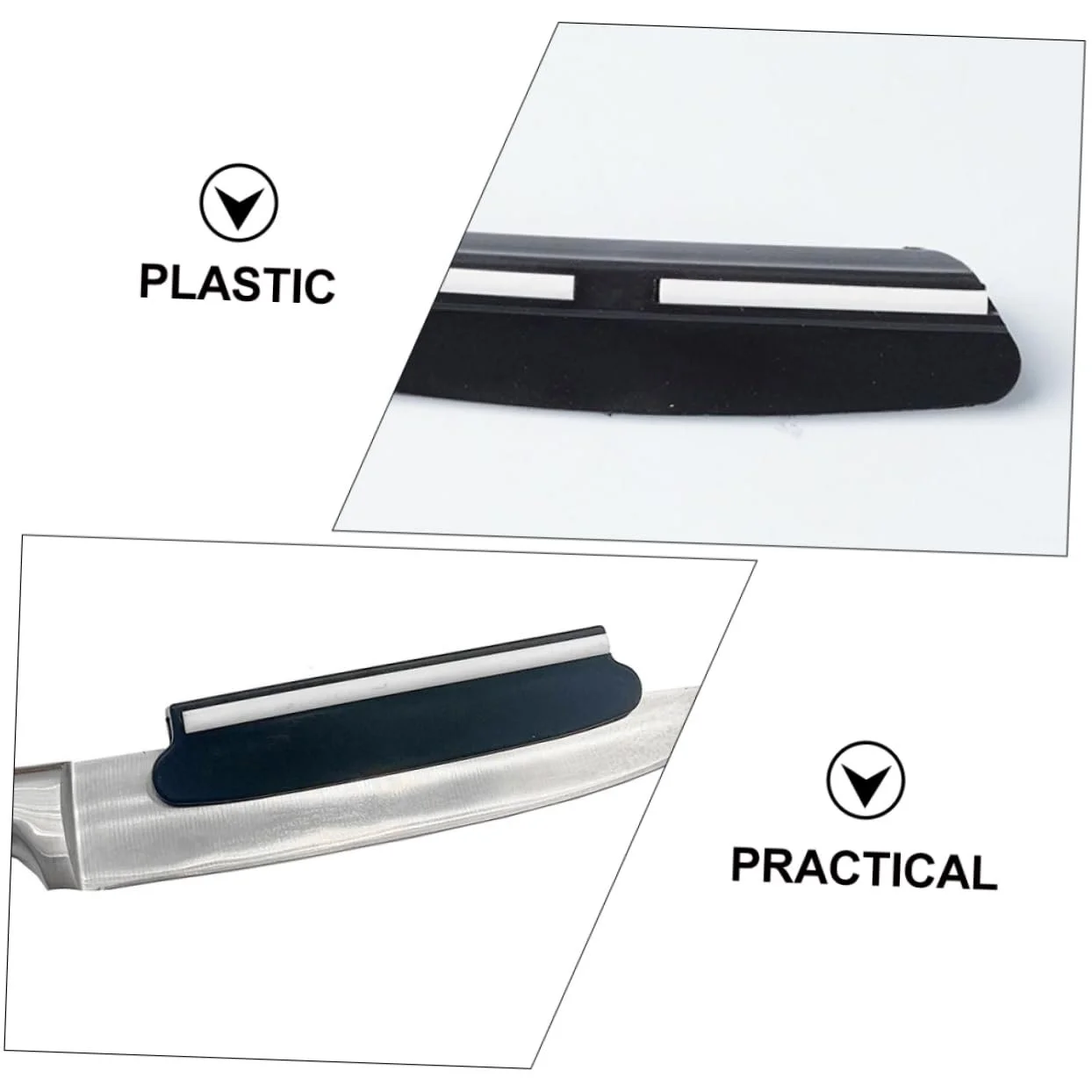 Напрямна для заточування ножів NUOBESTY Пластик і кераміка Затискач, фото №6 Напрямна для заточування ножів NUOBESTY Пластик і кераміка Затискач, фото №6