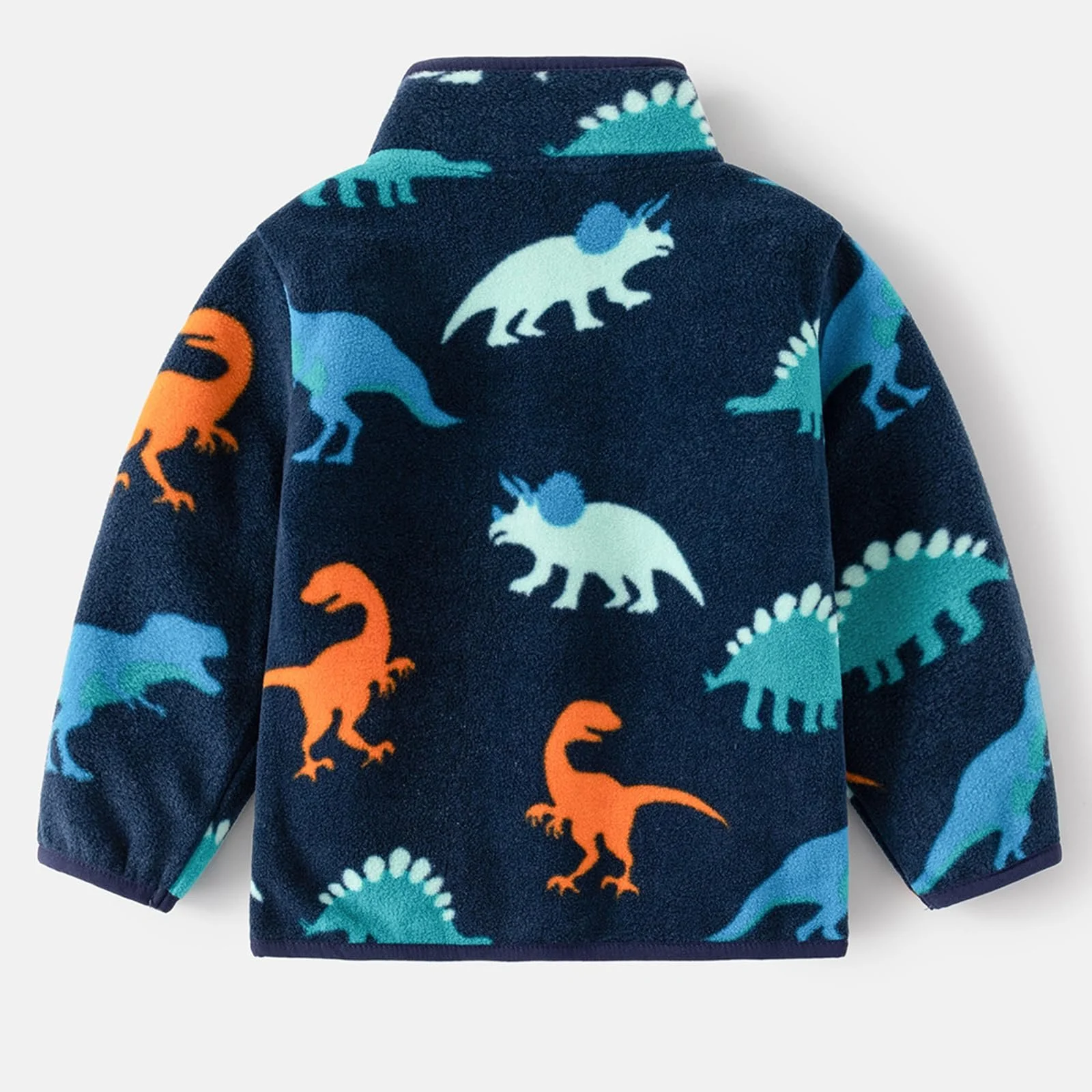 Флисовая куртка для малышей NautySaurs для весны и осени, легкое пальто с принтом на полной молнии, верхняя одежда, фото №2 Флисовая куртка для малышей NautySaurs для весны и осени, легкое пальто с принтом на полной молнии, верхняя одежда, фото №2