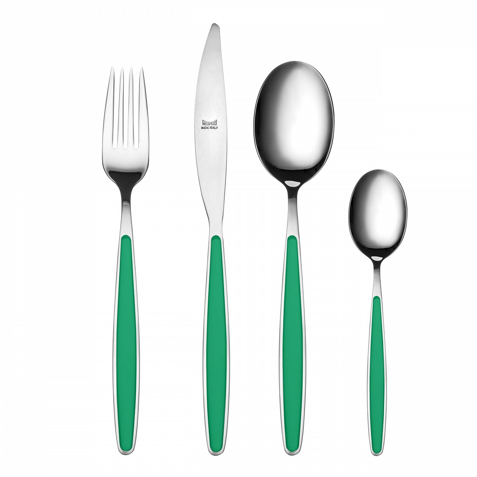 Набір столових приборів Mepra Candy Mint, 30 предметів, сталь 18/10, фото №1 Набір столових приборів Mepra Candy Mint, 30 предметів, сталь 18/10, фото №1