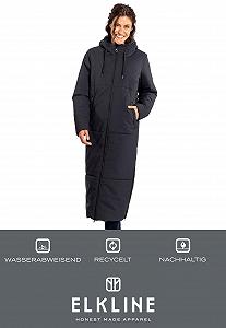 Пальто ELKLINE Beautiful 2019070 Зимове Жіноче Довге стьобане з капюшоном synthetic.ua - Фото 1