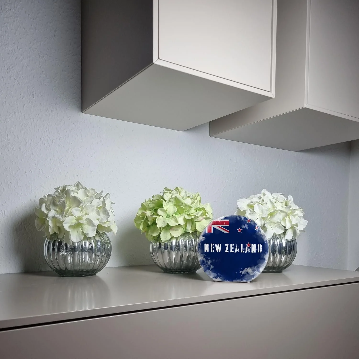 Скарбничка Прапор Нової Зеландії Used Look Кругла, фото №4