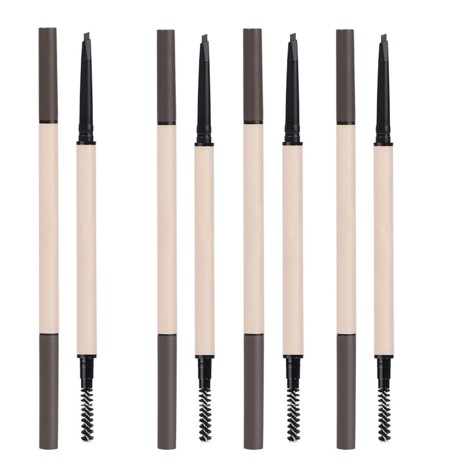 2024 Водостойкий карандаш для бровей 3D-миниатюрный с 4-зубцовым аппликатором Натуральные брови, фото №1