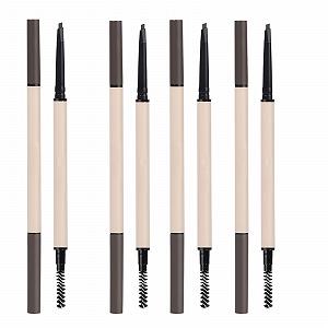 2024 Водостойкий карандаш для бровей 3D-миниатюрный с 4-зубцовым аппликатором Натуральные брови - Фото 1