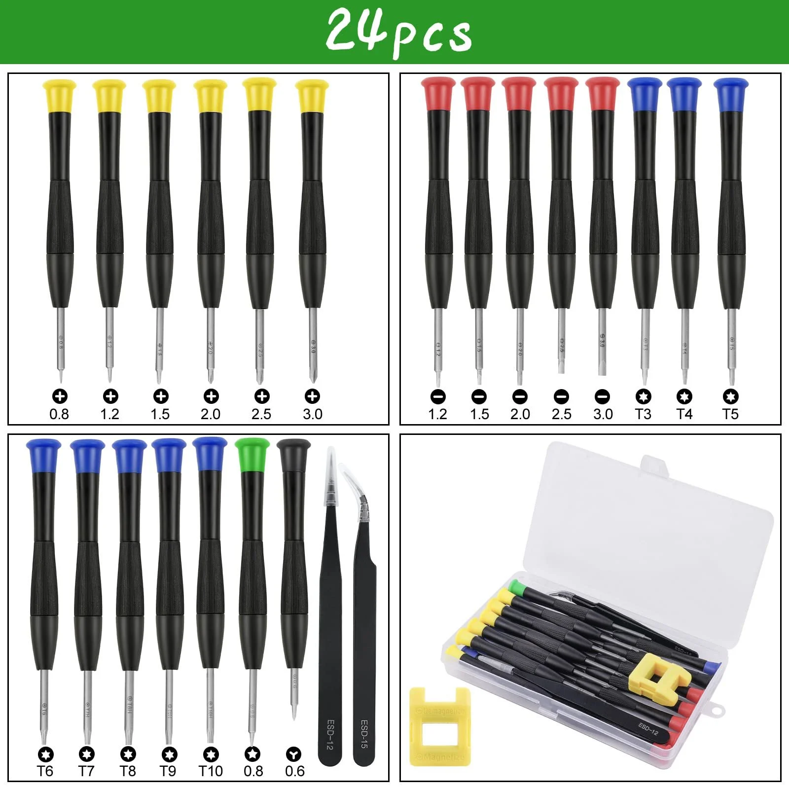 Набор отверток Flintronic Mini 24 шт., фото №5