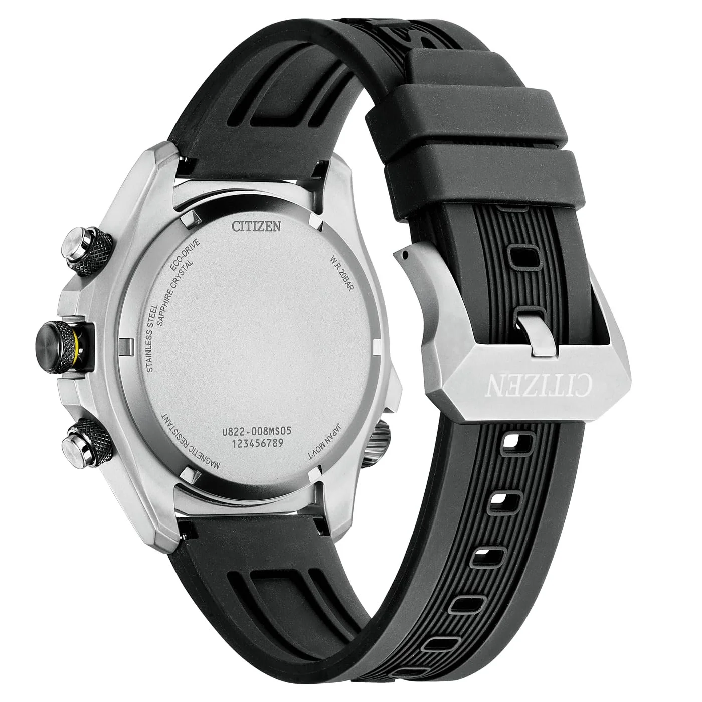 Часы Citizen Sports JV1007-07E, черные, фото №3 Часы Citizen Sports JV1007-07E, черные, фото №3