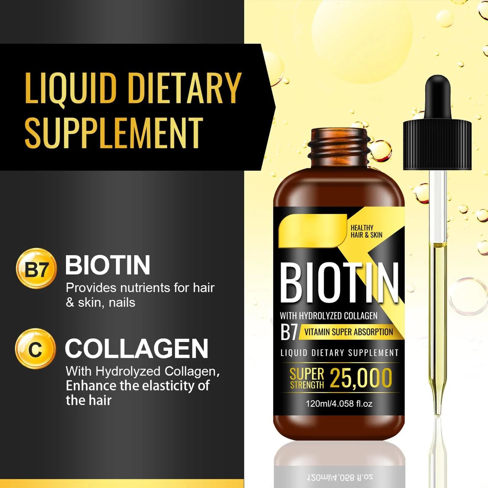 Сироватка Mnozreo для росту волосся для чоловіків та жінок, 120 мл, для більш густого та сильного волосся, фото №3