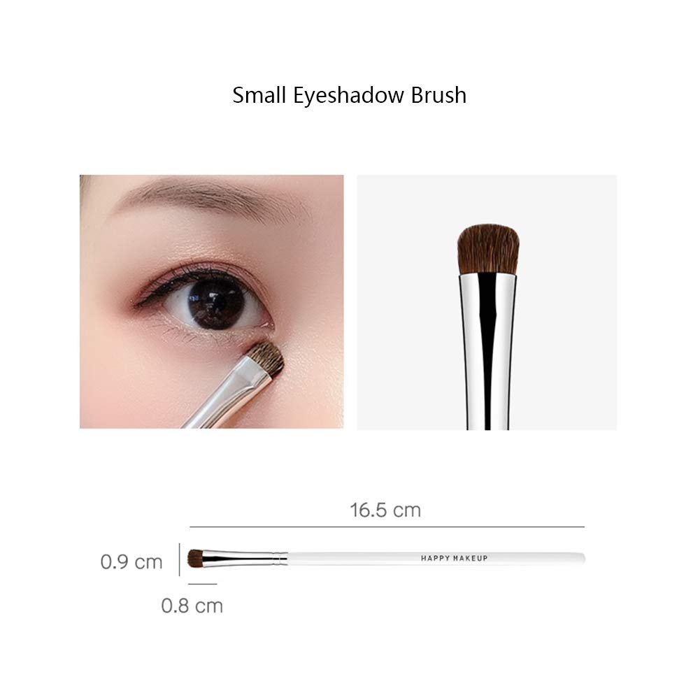 Набор кистей для макияжа 3 шт Pony Hair Beauty Cleaner Premium Eyeshadow Brush Set Portable Brush High Quality Makeup Brushes, дерево, фото №7
