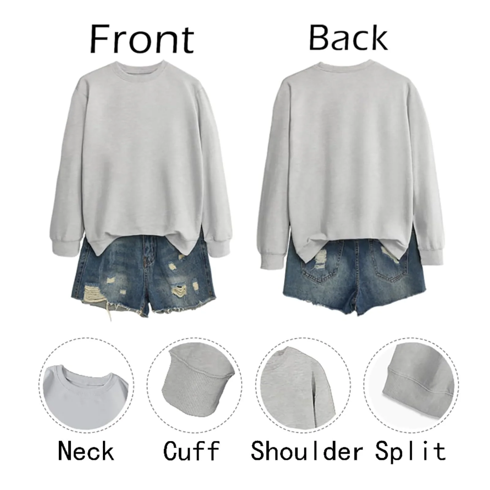 Женский свитшот с капюшоном Be the Light, фото №2