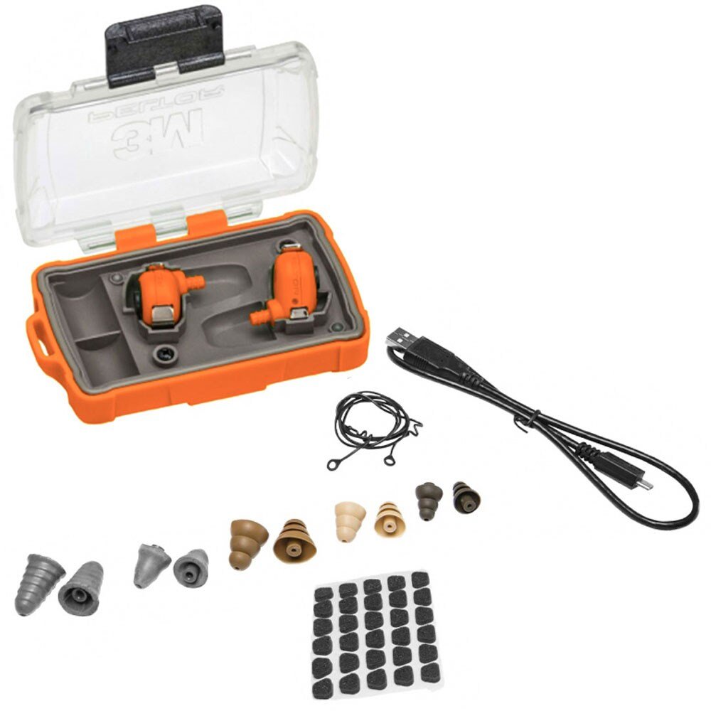 Бездротові протишумові навушники 3M Peltor EEP-100 / Активне шумозаглушення / Вологозахист IP54 / Швидка зарядка / До 16 годин роботи від акумулятора / Оранжеві, фото №2