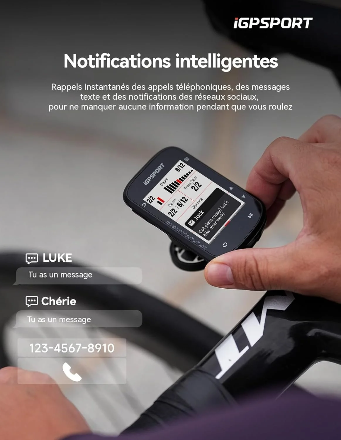 Велокомпьютер iGPSPORT BSC200S Wireless GPS, фото №6