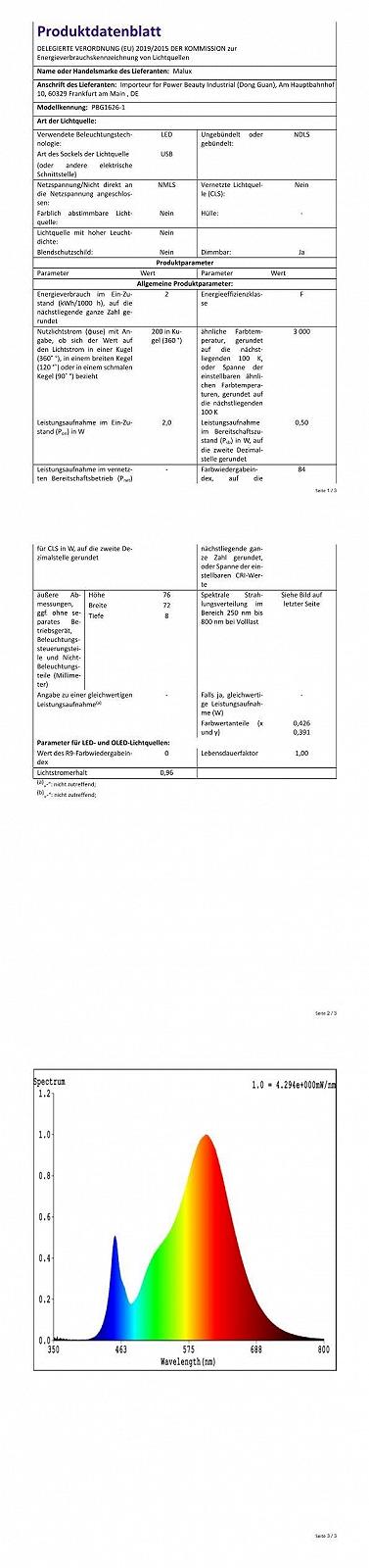 Настольная лампа MALUX LED Беспроводная 3000K 7500K Регулируемая IP44 Водонепроницаемая Белая, фото №10