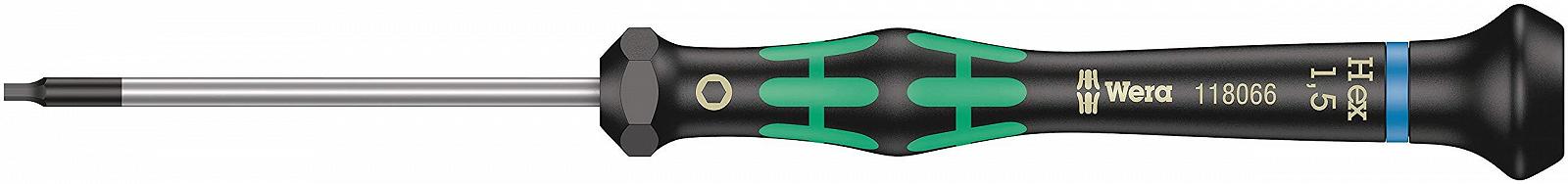 Набор прецизионных отверток Wera Kraftform Micro 12 Universal 1/12 шт. / PH, Slotted, Torx, Hex, фото №15 Набор прецизионных отверток Wera Kraftform Micro 12 Universal 1/12 шт. / PH, Slotted, Torx, Hex, фото №15