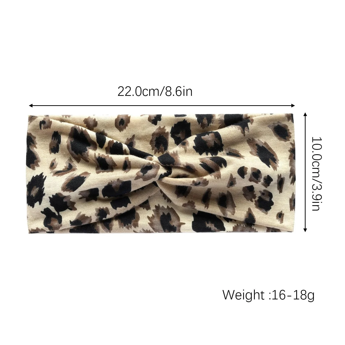 Набір жіночих пов'язок на голову 6 шт, Широкі еластичні м'які, фото №2