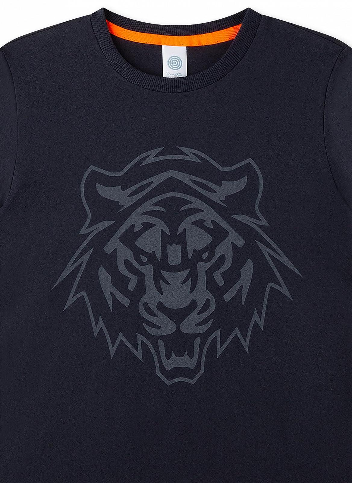 Пижама Sanetta для мальчиков, длинная, темно-синяя, фото №3