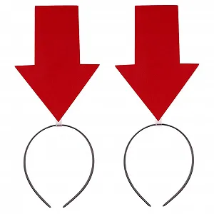 Обруч Стріла Toyvian Жовтий Символ, червоний - Фото 1