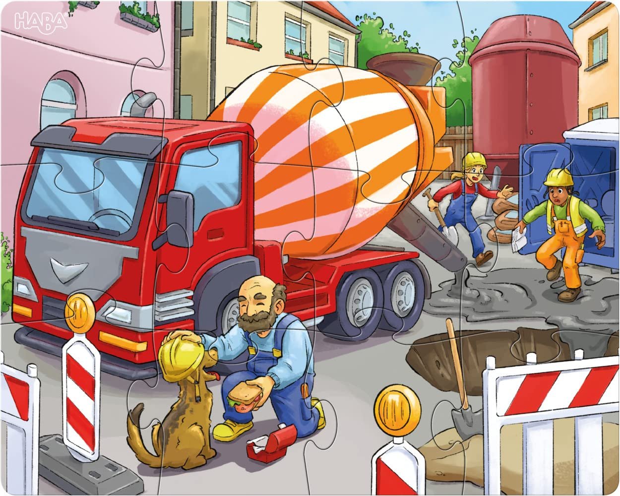 Пазл HABA 305883 Строительная техника от 3 лет Разноцветный, фото №7 Пазл HABA 305883 Строительная техника от 3 лет Разноцветный, фото №7