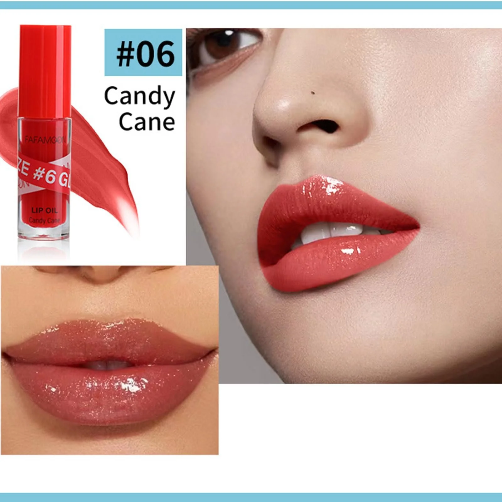 Блиск для губ двоколірний зволожуючий, набір олій, блискучий (2 шт), фото №3