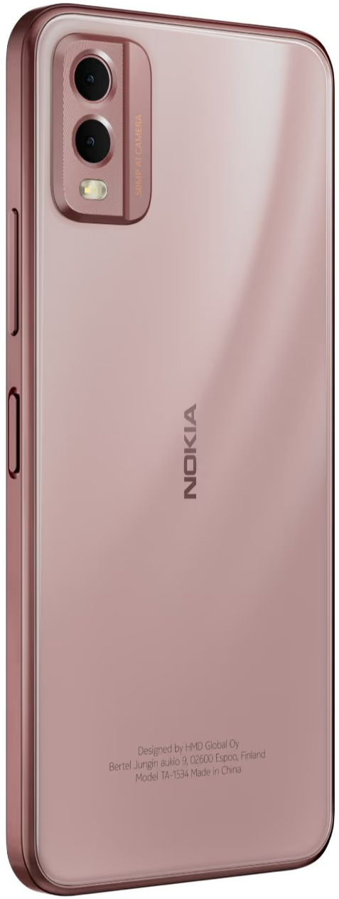 Смартфон 6.52" Nokia C32 4/64GB 4G 2-SIM 50/8Мп 8 ядер Android 13 Pink, фото №5 Смартфон 6.52" Nokia C32 4/64GB 4G 2-SIM 50/8Мп 8 ядер Android 13 Pink, фото №5