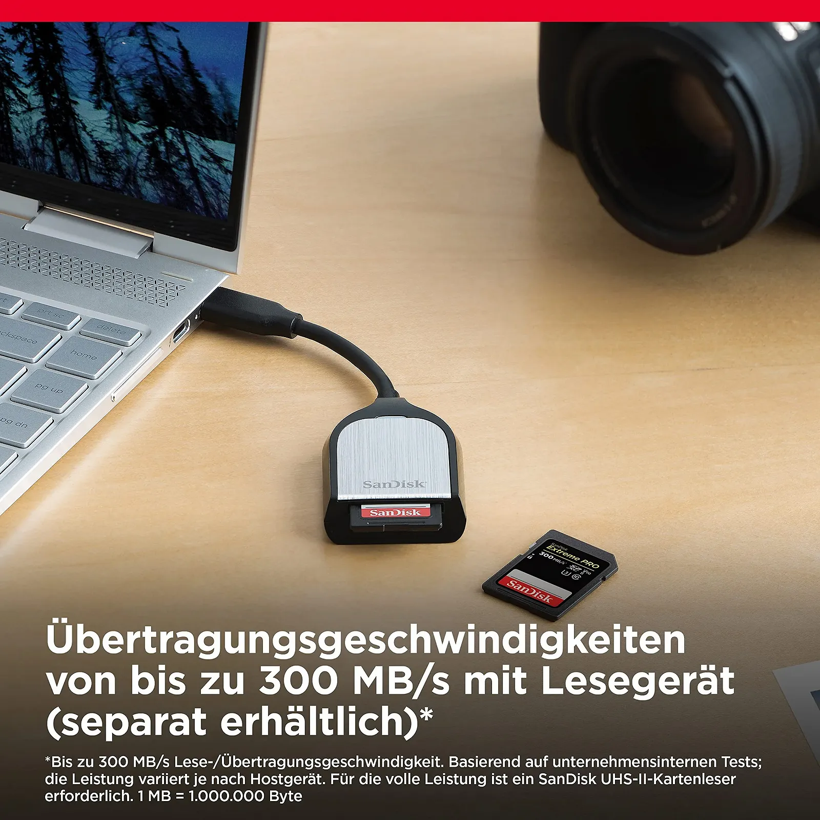 Карта памяти SanDisk Extreme PRO SDHC UHS-II V90 256 GB 300 MB/s, фото №6 Карта памяти SanDisk Extreme PRO SDHC UHS-II V90 256 GB 300 MB/s, фото №6