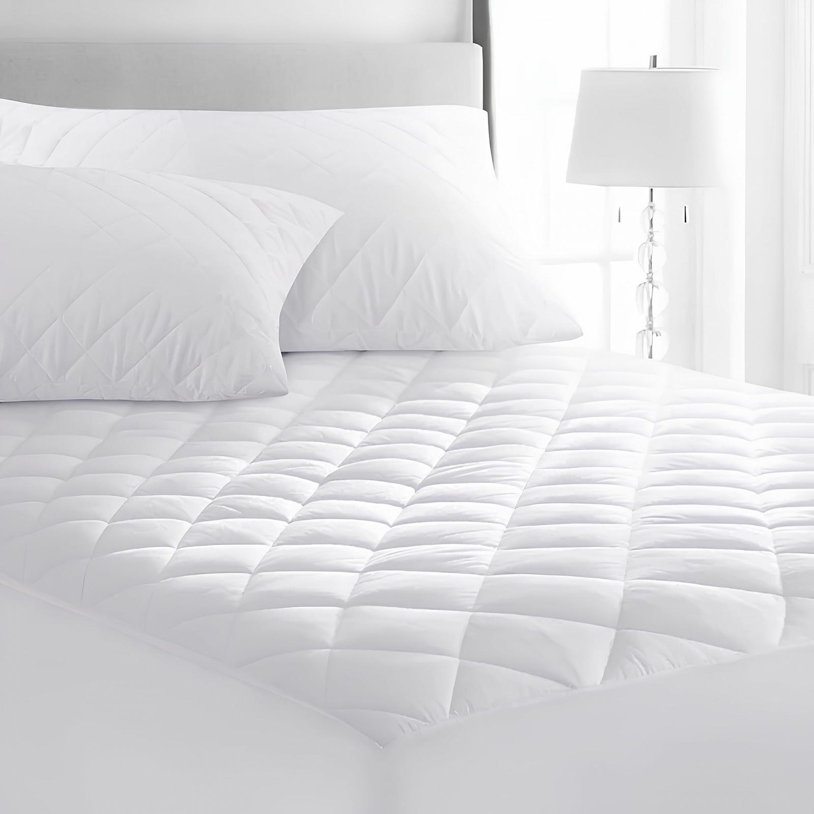 Наматрасник Opulent Living 100% Waterproof стеганый, очень глубокий (30 см), дышащий, гипоаллергенный, устойчивый к пылевым клещам, суперабсорбирующий, с слоем TPU King (152x200), фото №3