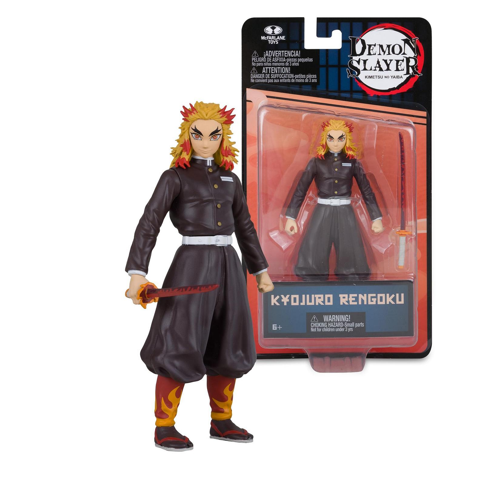 Фігурка McFarlane Toys Demon Slayer Kyojuro Rengoku 12,7 см, рухома, з мечем, з 1-го сезону Demon Slayer, фото №7