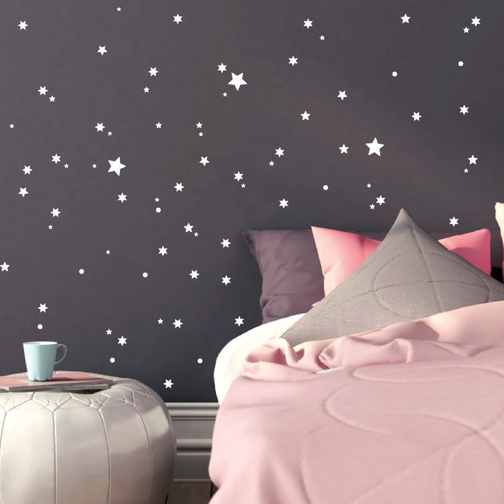 Наклейка на стіну Wall Tattoo Loft Little Stars Набір з 53 шт. Білий, фото №1 Наклейка на стіну Wall Tattoo Loft Little Stars Набір з 53 шт. Білий, фото №1