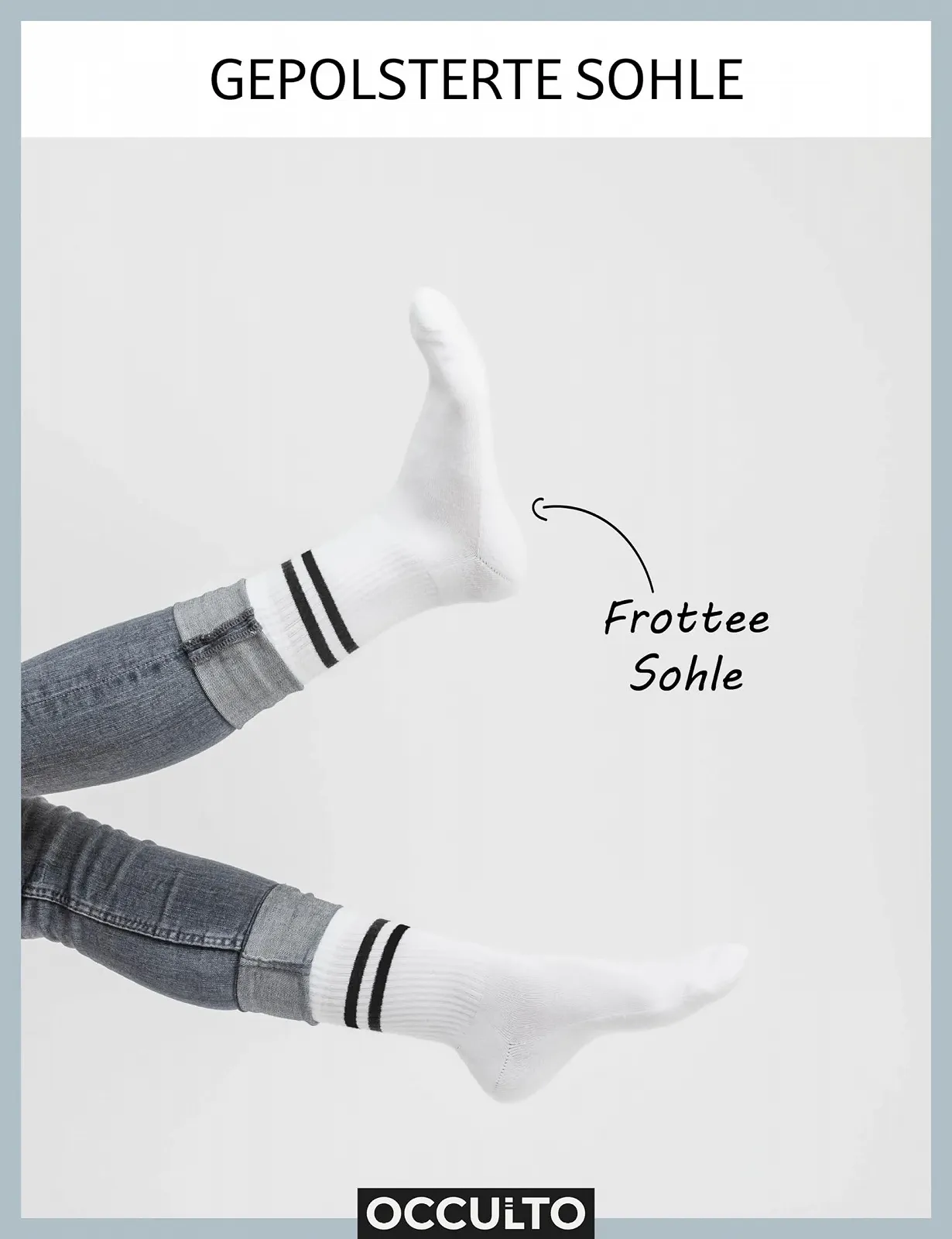 Носки Occulto женские ретро теннисные, упаковка 6 штук (Модель: Serena), спортивные носки, фото №2 Носки Occulto женские ретро теннисные, упаковка 6 штук (Модель: Serena), спортивные носки, фото №2